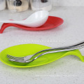 Support de cuillère de soupe de support de silicone en cuve de silicone